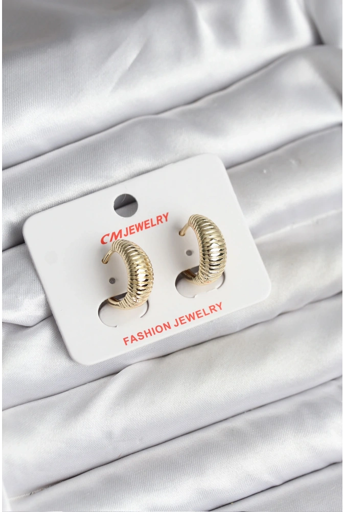 Shoecide 14k Gold Renk Kaplama Cm Kadın Küpe