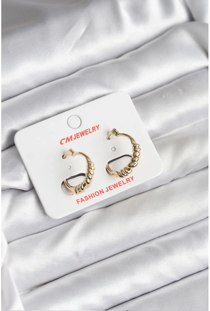 Shoecide 14k Gold Renk Kaplama Cm Kadın Küpe