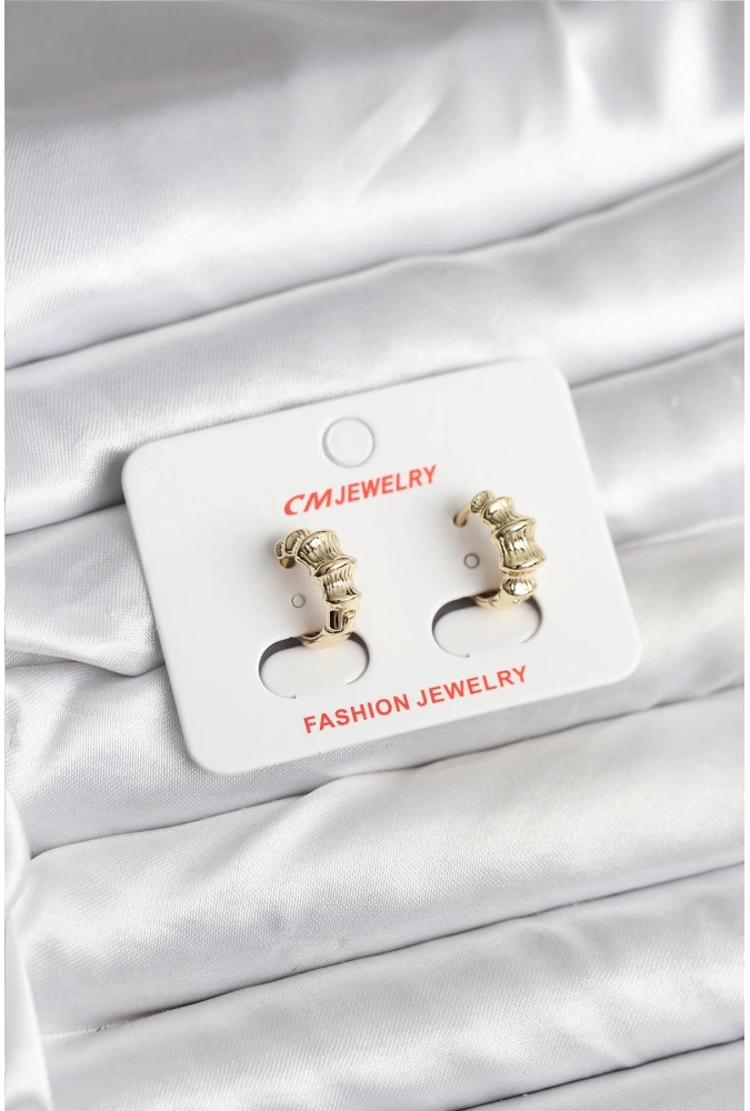 Shoecide 14k Gold Renk Kaplama Cm Kadın Küpe