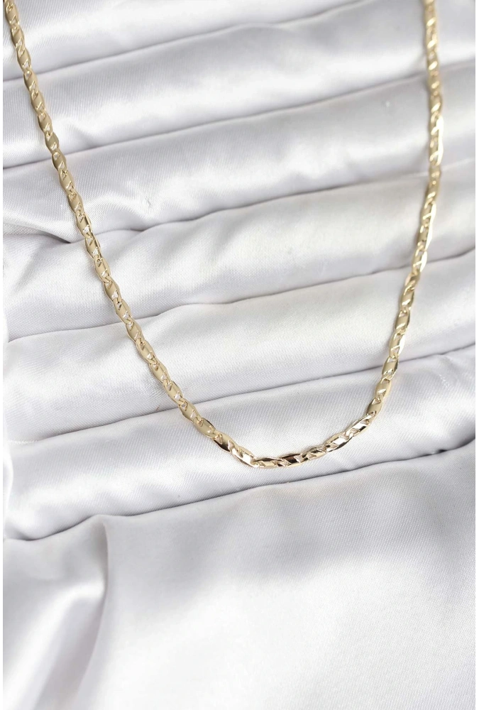 Shoecide 14k Gold Renk Kaplama Ezme Zincir Model Cm Kadın Kolye