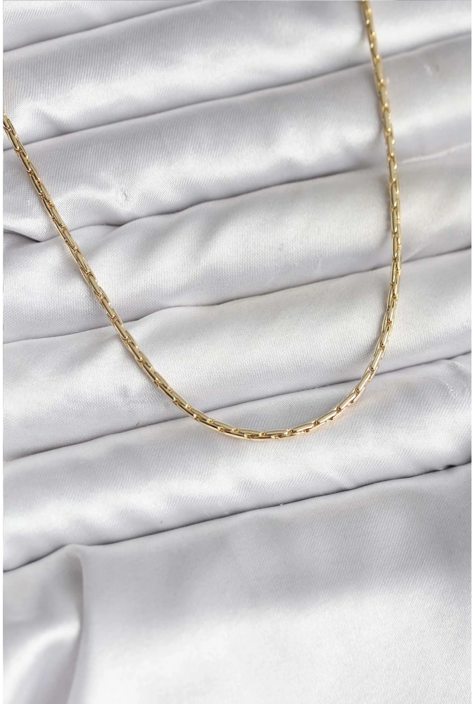 Shoecide 14k Gold Renk Kaplama İnce Zincir Model Cm Kadın Kolye