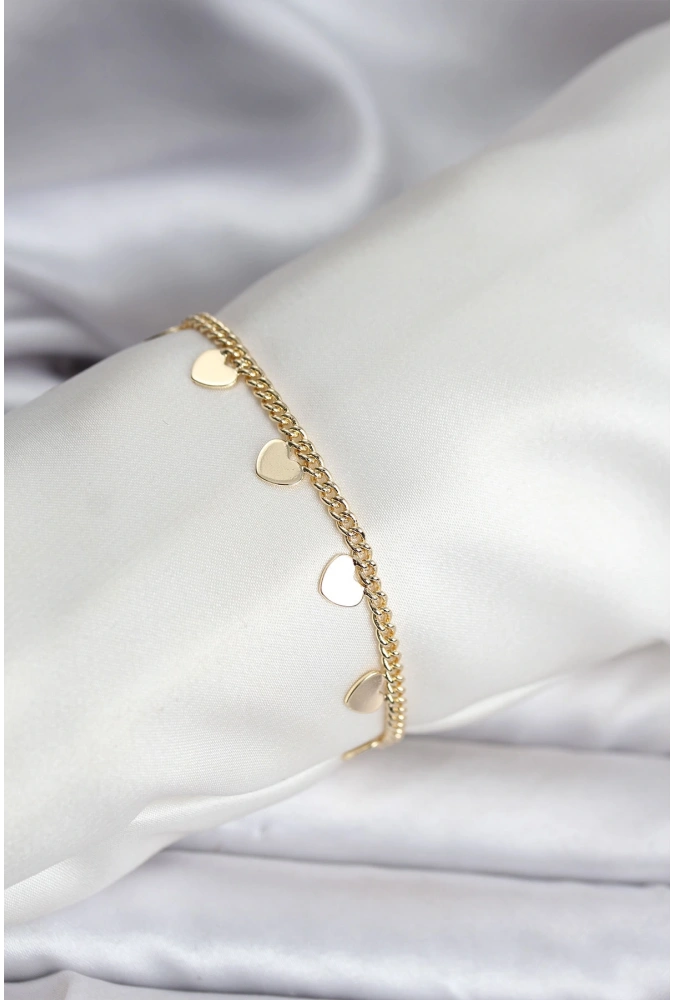 Shoecide 14k Gold Renk Kaplama Kalpli Model Cm Kadın Bileklik