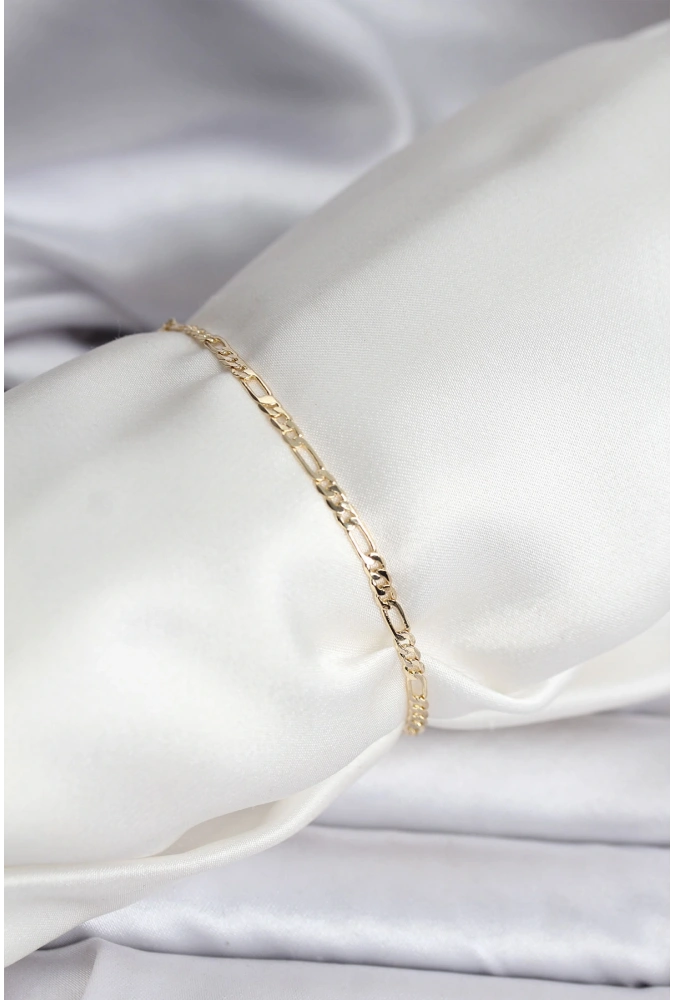 Shoecide 14k Gold Renk Kaplama Minimal Zincir Model Cm Kadın Bileklik