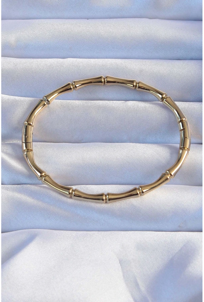 Shoecide 316l Çelik Altın Renk Kemik Model Bileklik