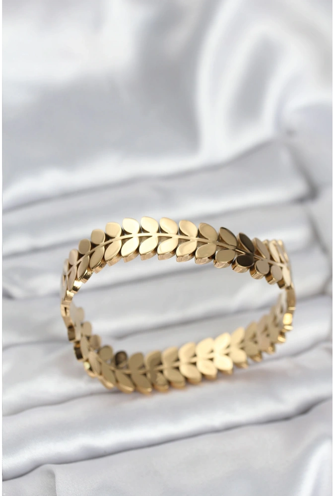 Shoecide 316l Çelik Başak Model Kadın Kelepçe Bileklik