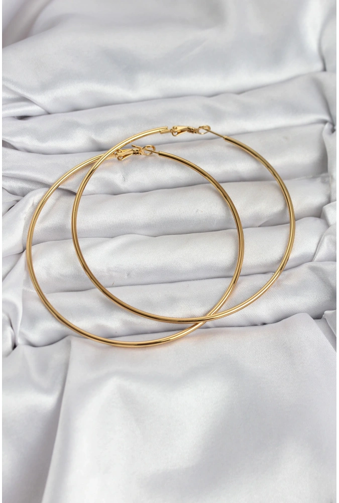 Shoecide 316l Çelik Gold Renk 75 Mm Halka Küpe