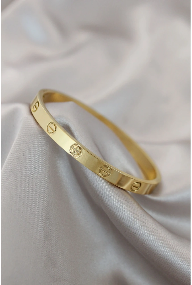 Shoecide 316l Çelik Gold Renk Bileklik