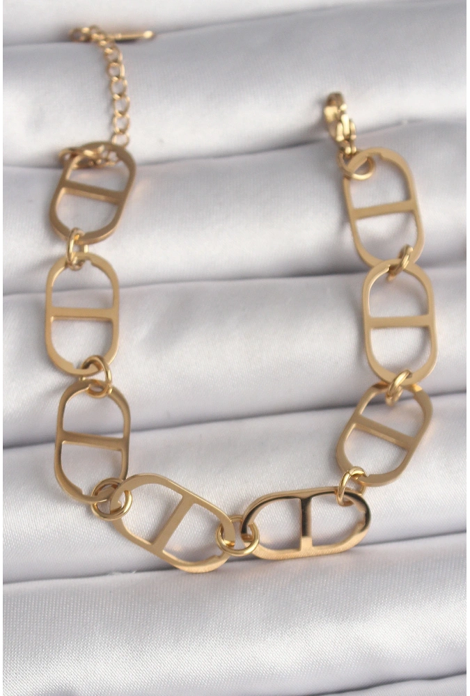 Shoecide 316l Çelik Gold Renk Kadın Bileklik