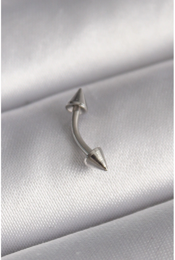 Shoecide 316l Çelik Gümüş Renk Çivi Model Piercing