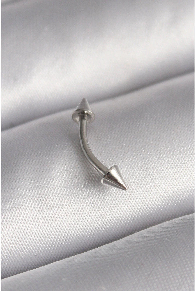 Shoecide 316l Çelik Gümüş Renk Çivi Model Piercing