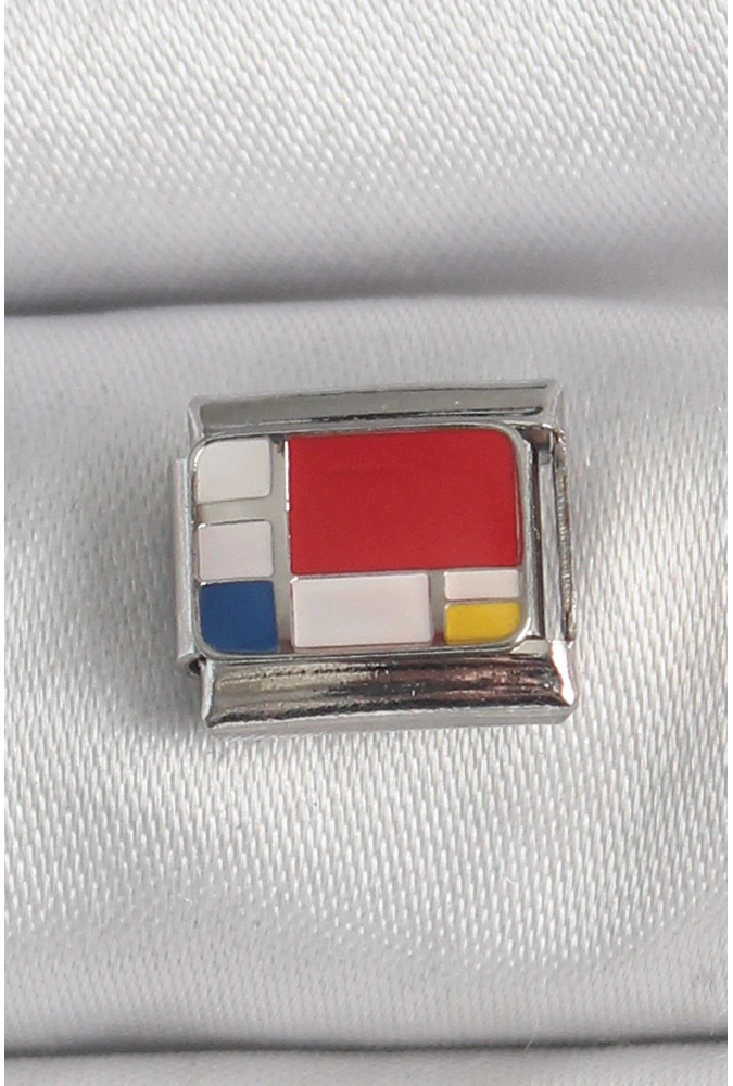 Shoecide 316l Çelik Gümüş Renk Karışık Renk Portre Model Nomination Charm