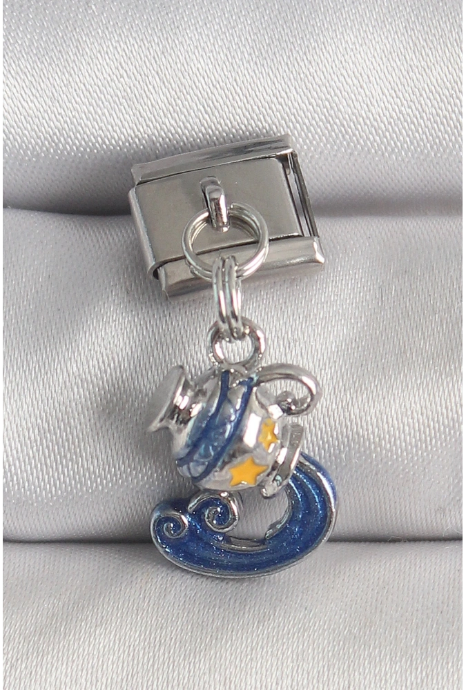 Shoecide 316l Çelik Gümüş Renk Sallantı Kova Burç Model Nomination Charm