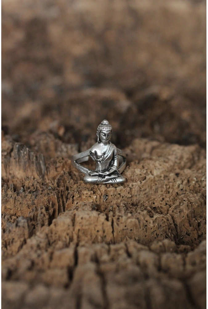 Shoecide Ayarlanabilir Buda Tasarımlı Erkek Yüzük