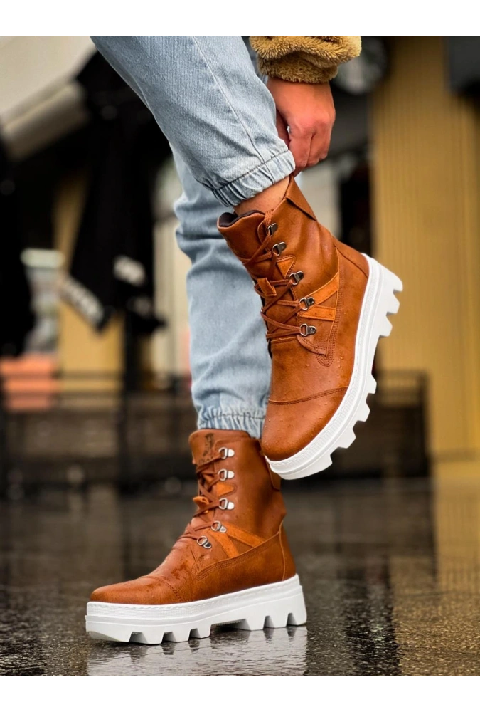 Shoecide Erkek Spor Bot B14 Taba