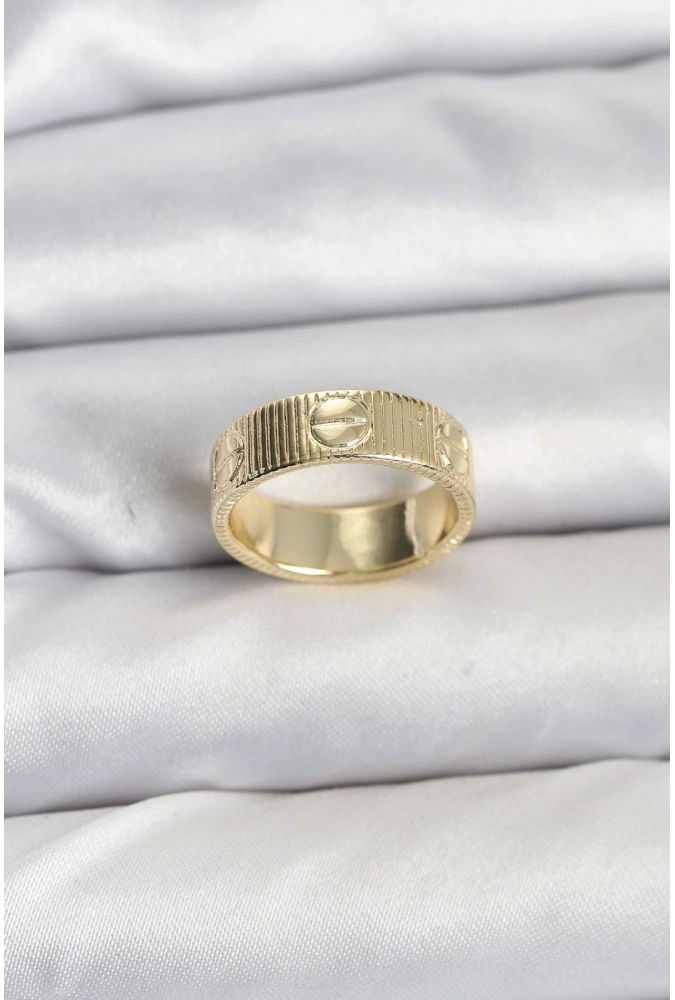 Shoecide Gold Renk Model Kadın Yüzük