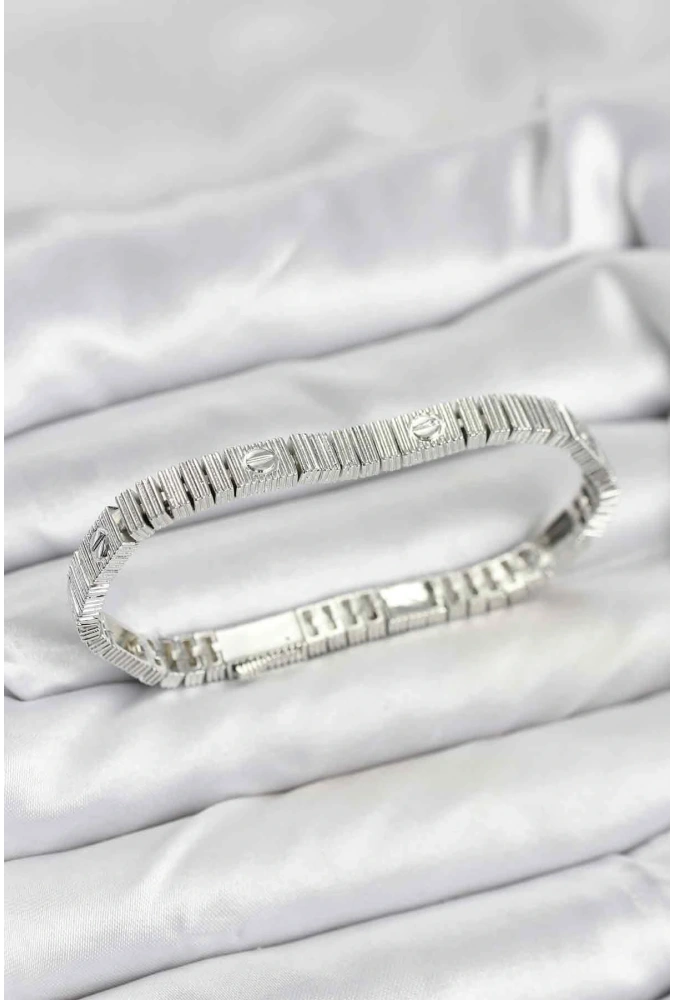 Shoecide Gümüş Renk Vıp Seri Bileklik