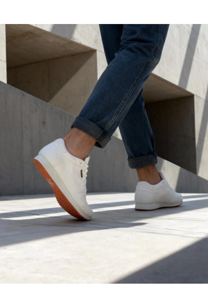 Shoecide Günlük Ayakkabı 002 Tırtıklı Beyaz