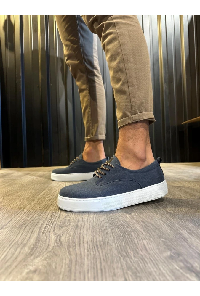 Shoecide Günlük Ayakkabı 077 Lacivert (süet)