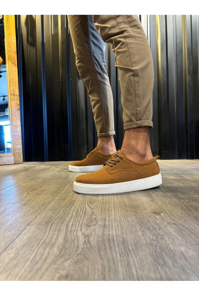 Shoecide Günlük Ayakkabı 077 Taba Süet