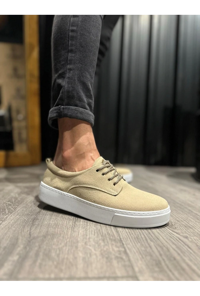 Shoecide Günlük Ayakkabı 077 Vizon Süet