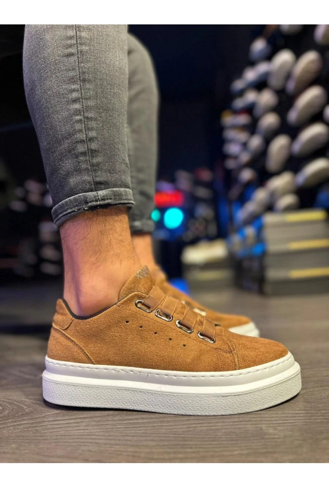 Shoecide Günlük Ayakkabı 521 Taba Süet