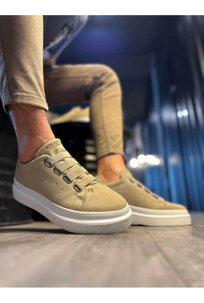 Shoecide Günlük Ayakkabı 521 Vizon Süet