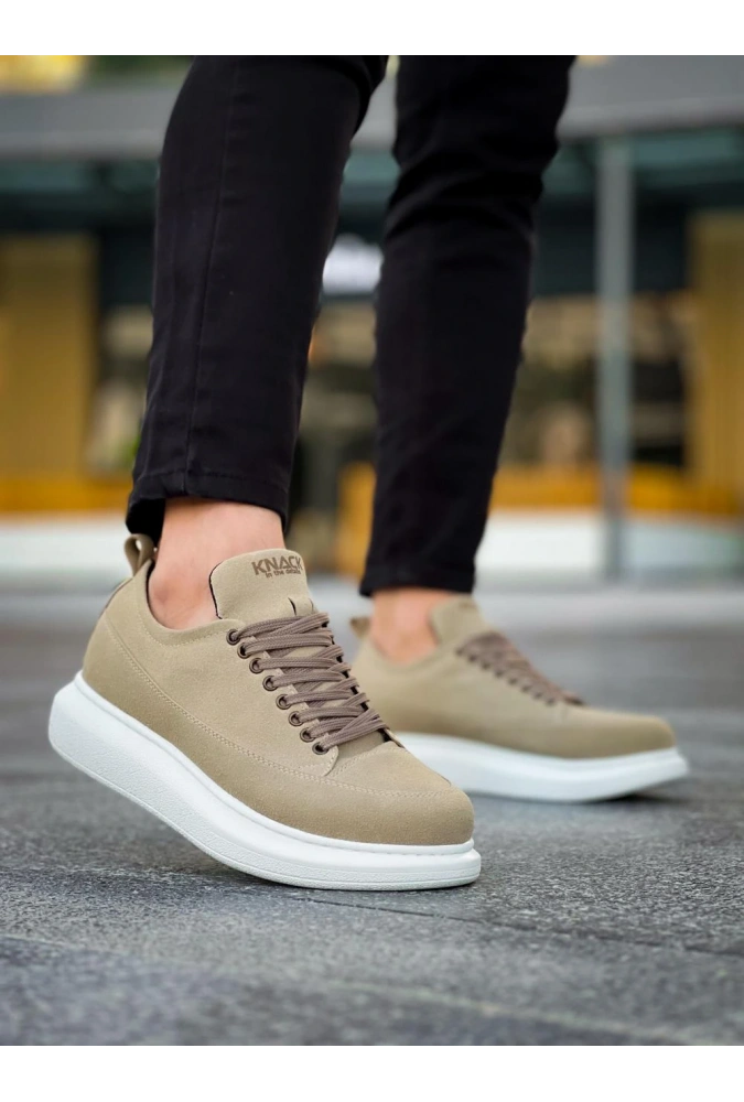 Shoecide Günlük Ayakkabı 814 Vizon Süet