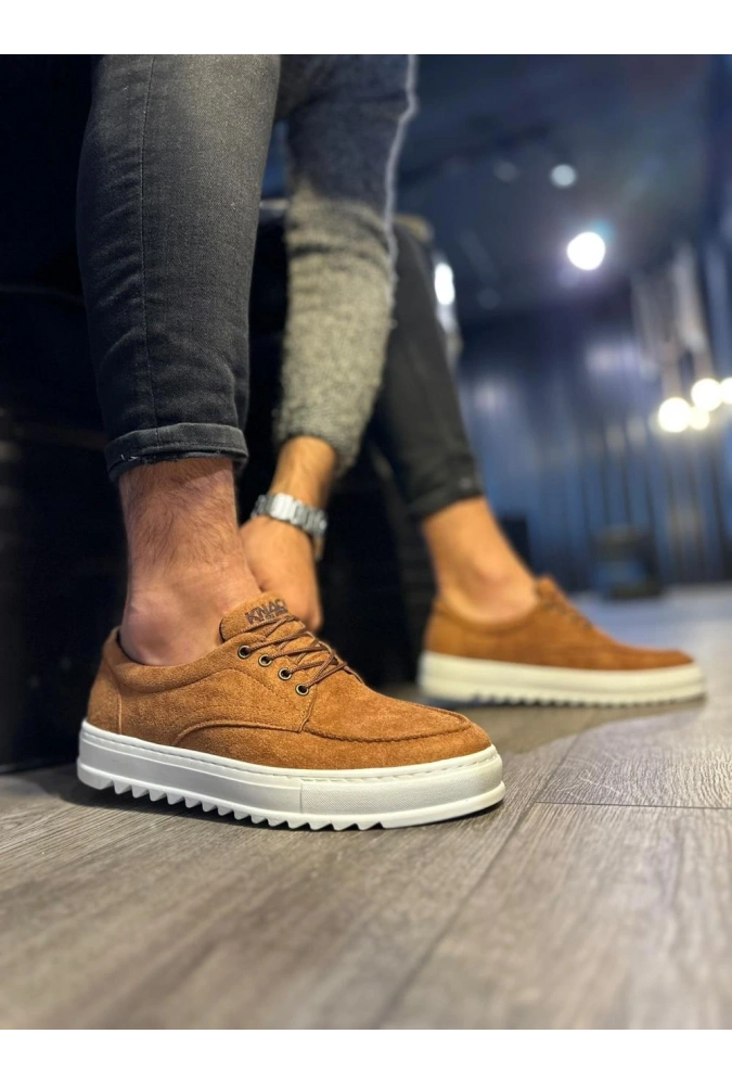 Shoecide Günlük Ayakkabı T12 Taba Süet