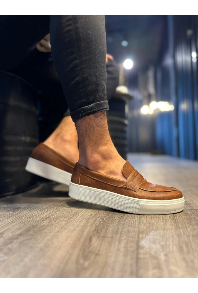 Shoecide Günlük Klasik Ayakkabı 400 Taba