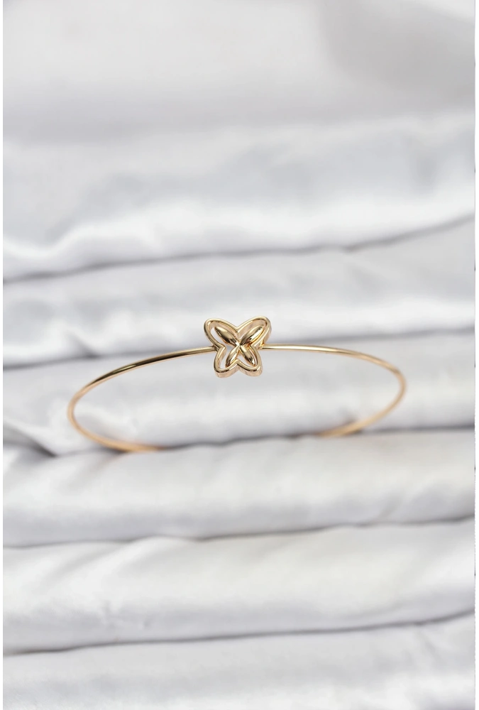 Shoecide Kelebek Model Gold Renk Bileklik