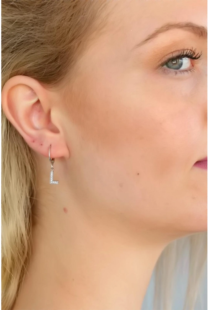 Shoecide L Harf Bayan Küpe