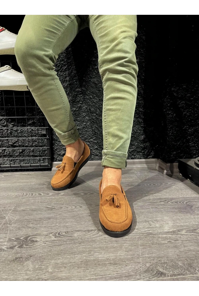 Shoecide Loafer Erkek Ayakkabı 007 Taba
