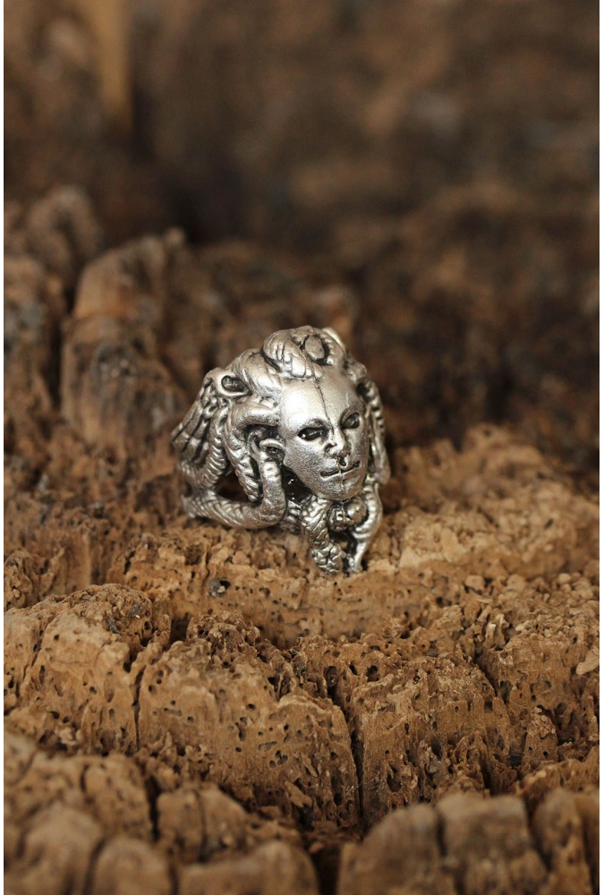 Shoecide Medusa Model Ayarlanabilir Erkek Yüzük