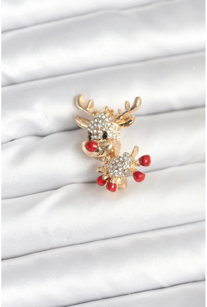 Shoecide Noel Geyiği Model Yılbaşı Temalı Broş