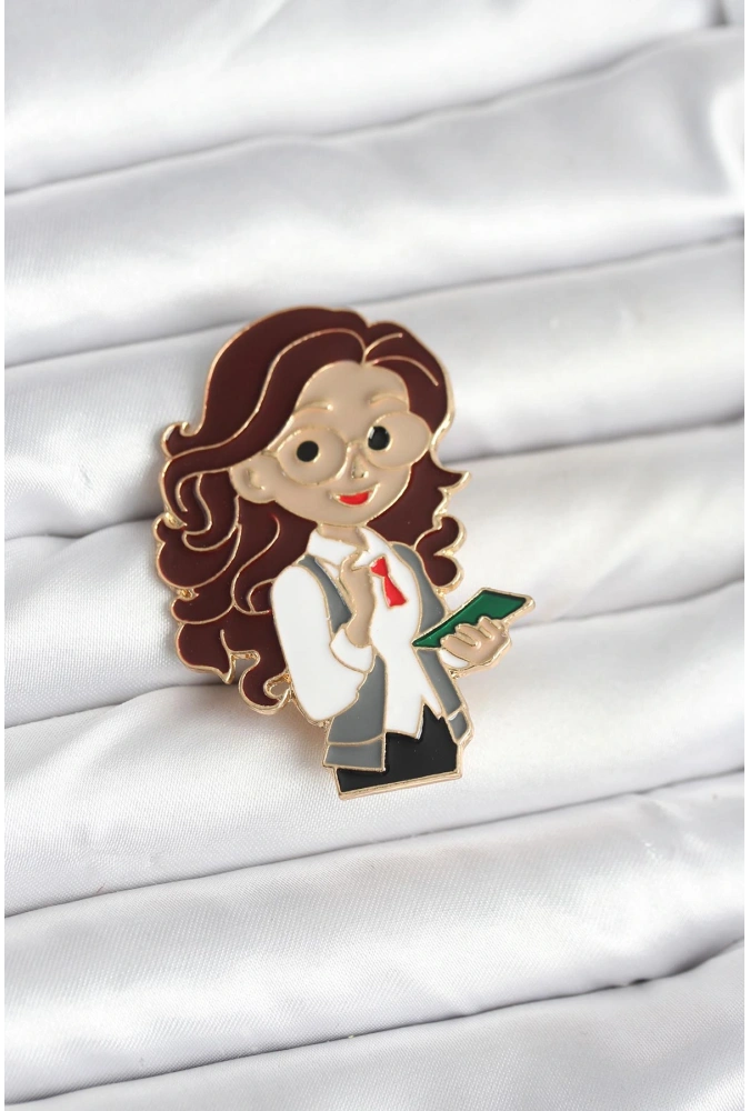 Shoecide Öğretmen Figür Broş