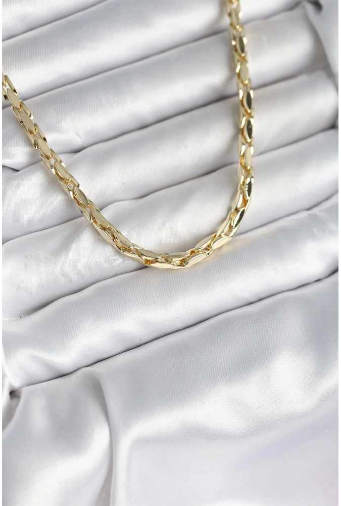 Shoecide Pirinç Gold Renk 60 Cm Zincir Kadın Kolye