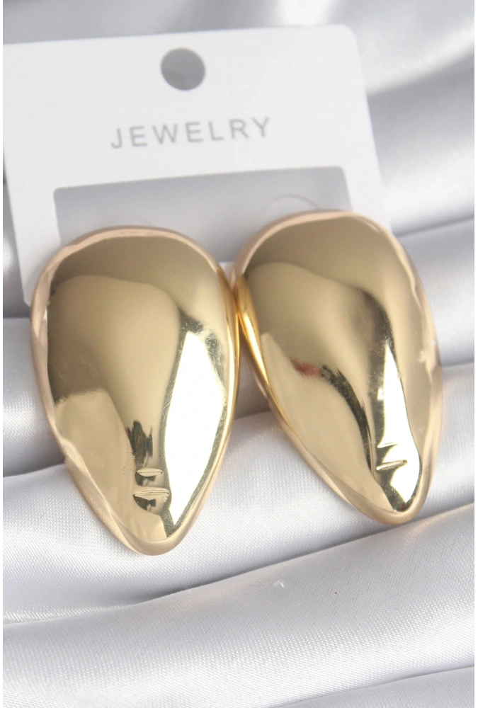 Shoecide Pirinç Gold Renk Badem Model Kadın Küpe