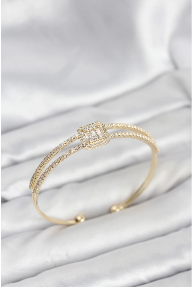 Shoecide Pirinç Gold Renk Baget Model Kadın Bileklik