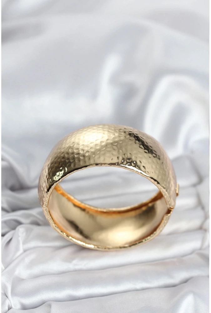 Shoecide Pirinç Gold Renk Bombeli Vintage Kadın Bileklik