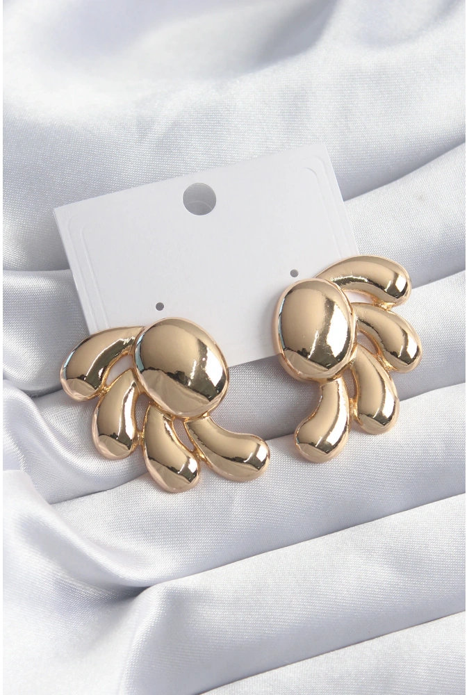 Shoecide Pirinç Gold Renk Kadın Küpe