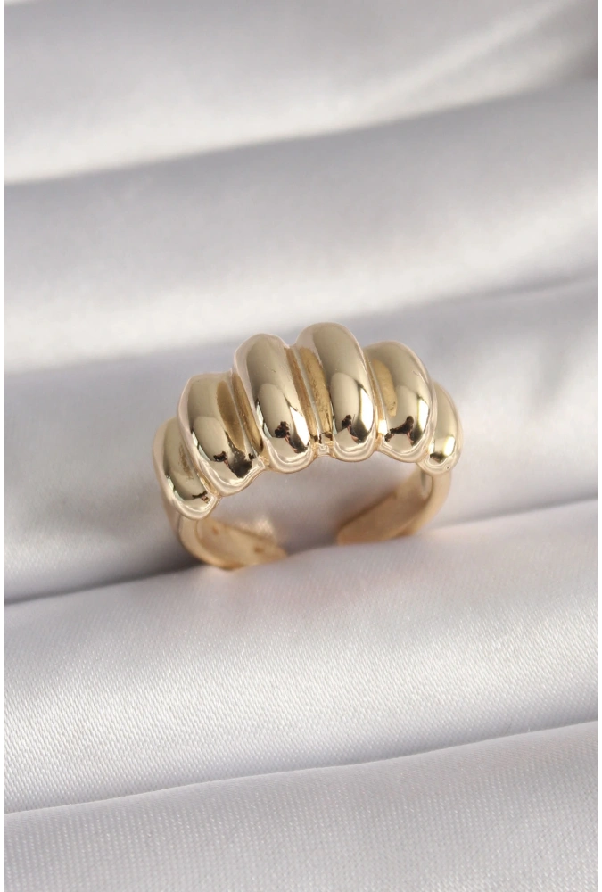 Shoecide Pirinç Gold Renk Kadın Yüzük