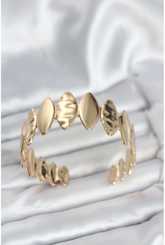 Shoecide Pirinç Gold Renk Parçalı Model Kadın Bileklik