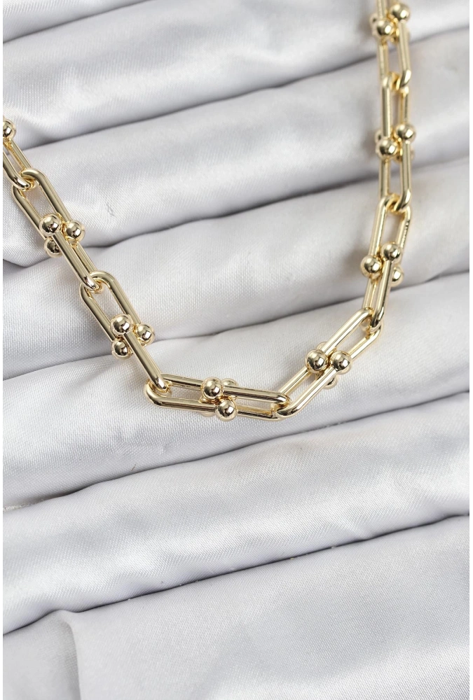 Shoecide Pirinç Gold Renk Tifani Model Kadın Kolye