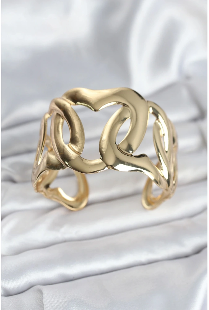 Shoecide Pirinç Gold Renk Vintage Kadın Bileklik