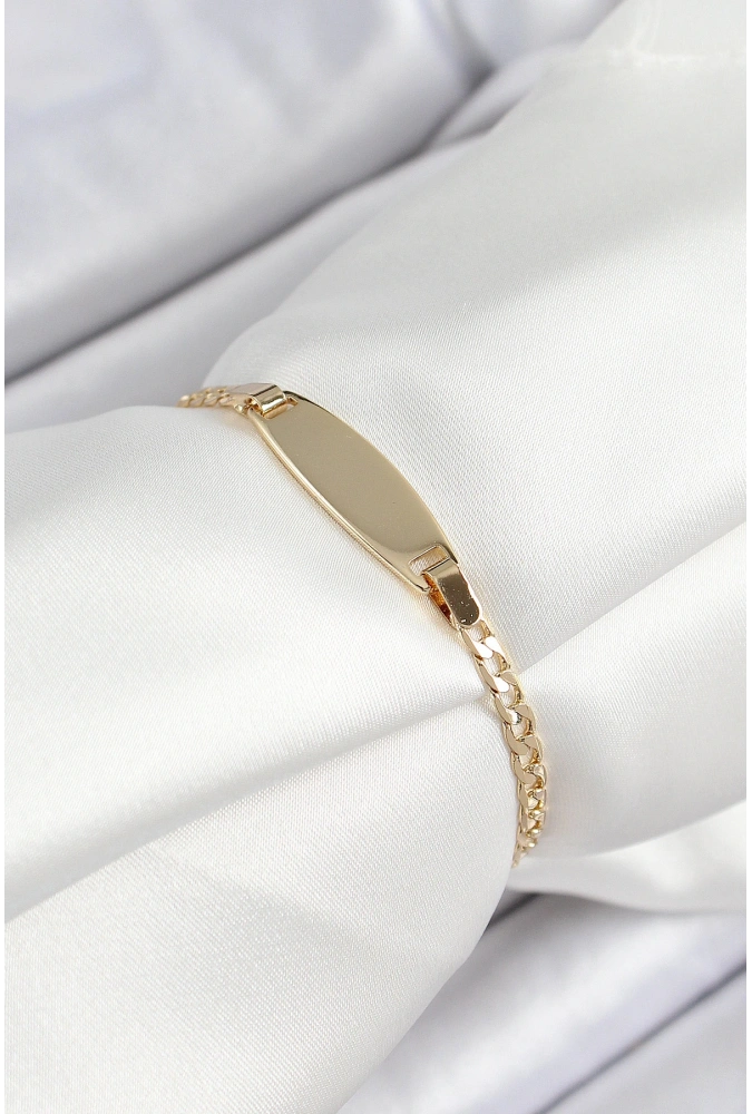 Shoecide Pirinç Oval Model Gold Renk Xuping Bebek Künyesi