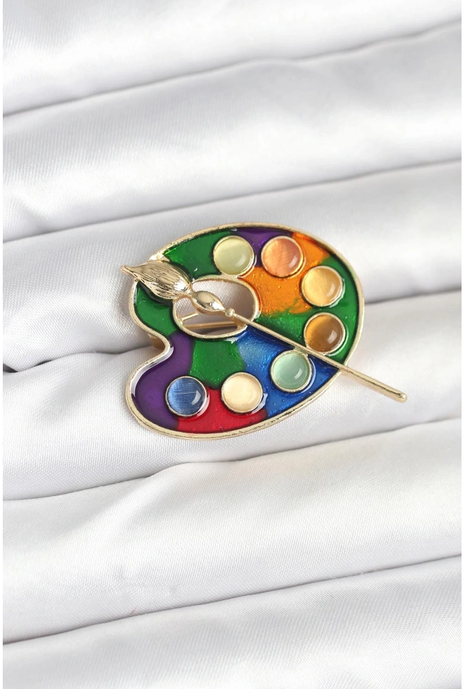 Shoecide Ressam Paleti Model Broş