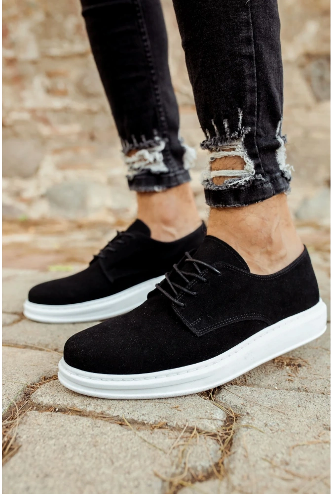 Shoecide Sho003 Bağcıklı Rahat Taban Sbt Comoscio Classico Erkek Klasik Ayakkabı Sıyah