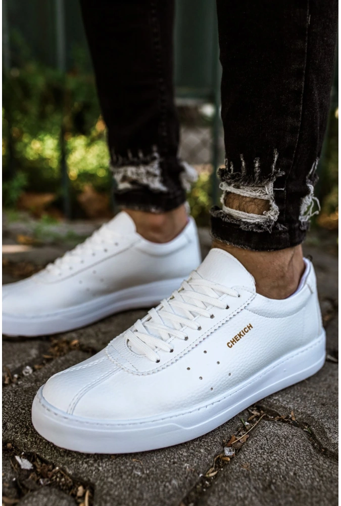 Shoecide Sho063 Bağcıklı Rahat Taban Star-x Cbt Erkek Ayakkabı Beyaz