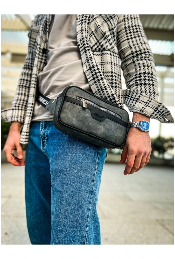 Shoecide Sho101 Poani Tablet Erkek Çanta Sıyah / Antrasıt