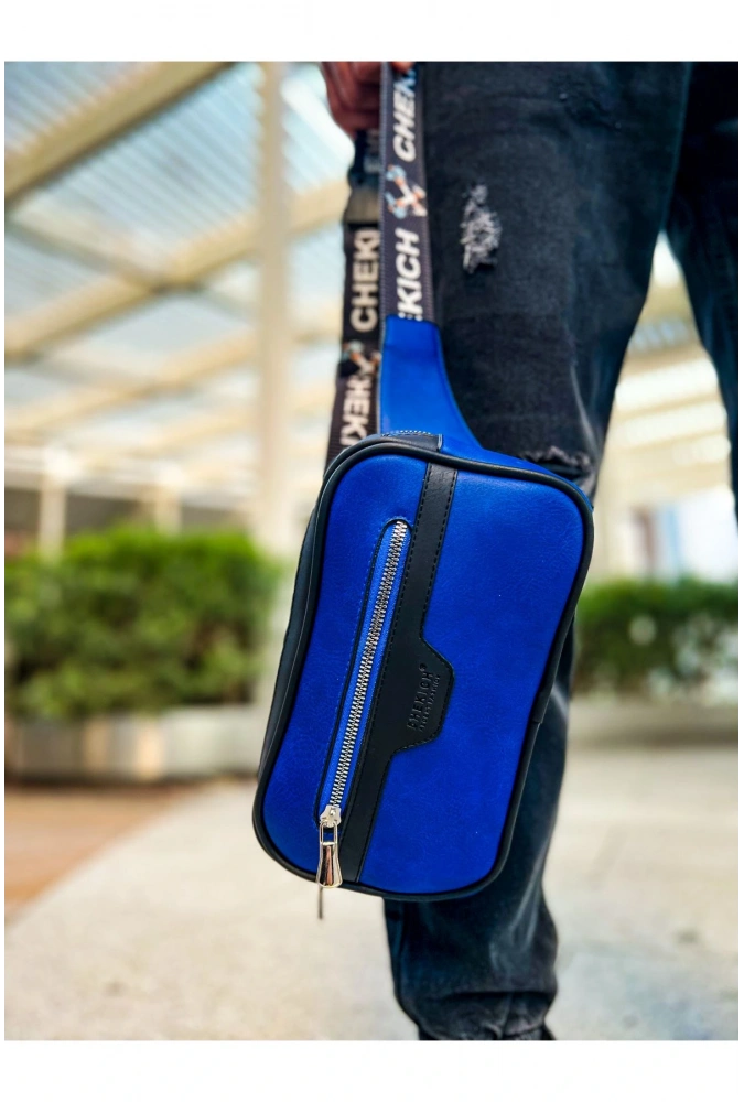 Shoecide Sho101 Poani Tablet Erkek Çanta Sıyah/mavı